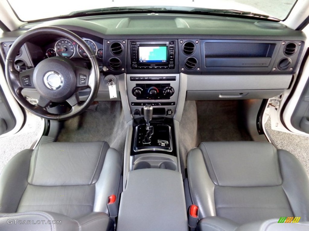 Medium Slate Gray Interior 2007 Jeep Commander Sport 4x4 Photo #88824007