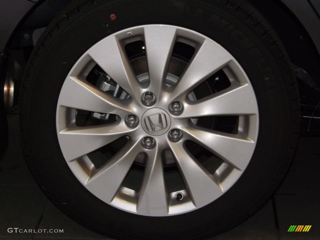 2014 Accord EX-L V6 Sedan - Modern Steel Metallic / Gray photo #4