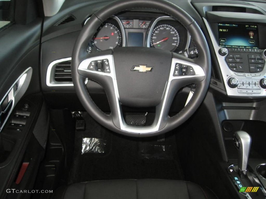 2014 Chevrolet Equinox LTZ Jet Black Steering Wheel Photo #88824529