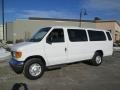 Oxford White - E Series Van E350 XLT 15 Passenger Photo No. 3