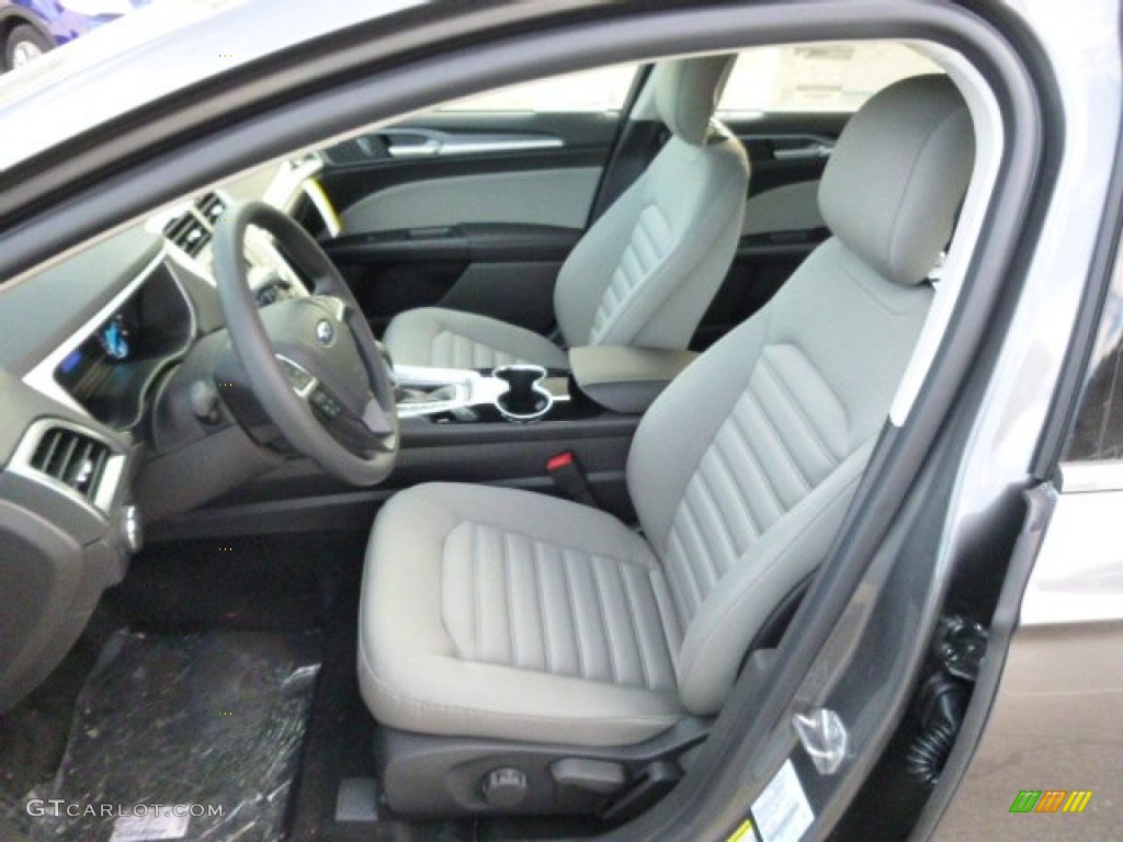 2014 Fusion S - Sterling Gray / Earth Gray photo #10