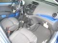 Silver/Blue 2014 Chevrolet Spark LS Dashboard