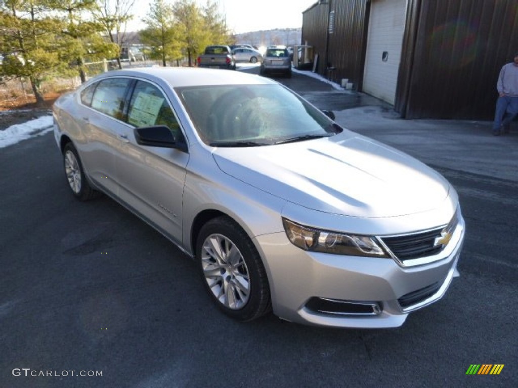 2014 Impala LS - Silver Ice Metallic / Jet Black/Dark Titanium photo #3