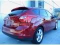 2014 Ruby Red Ford Focus SE Hatchback  photo #2