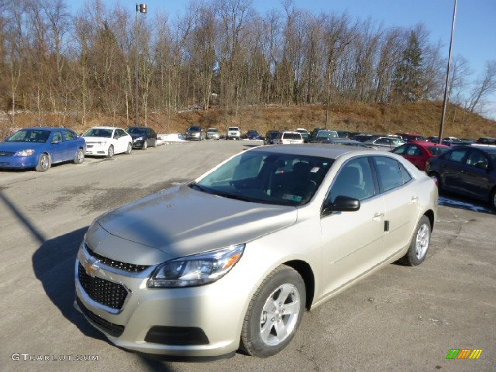 2014 Malibu LS - Champagne Silver Metallic / Jet Black/Titanium photo #1