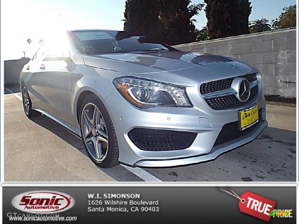 2014 CLA 250 - Polar Silver Metallic / Black photo #1