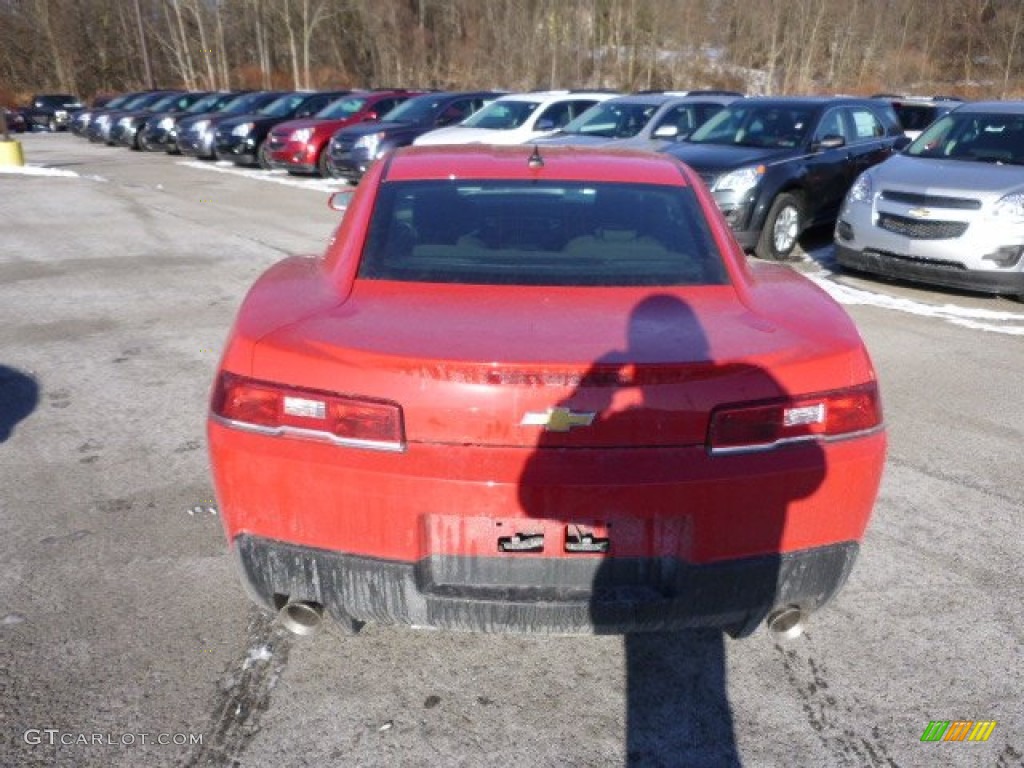 2014 Camaro LS Coupe - Red Hot / Black photo #6