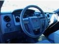 Steel Grey 2014 Ford F150 XL Regular Cab 4x4 Steering Wheel