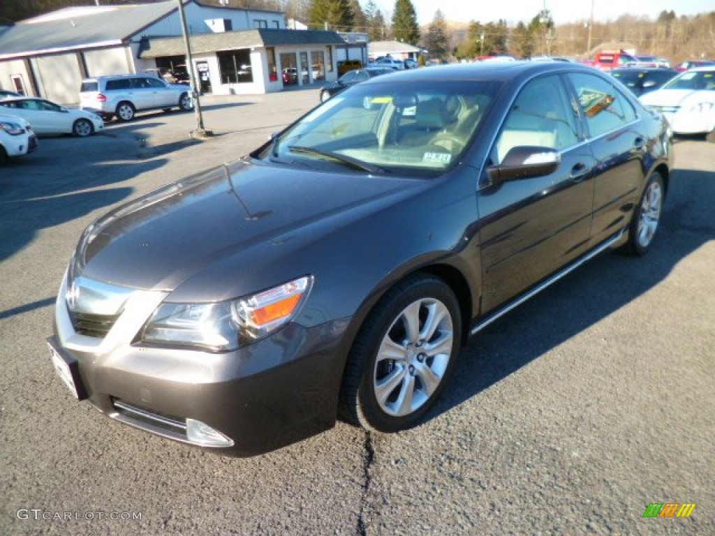 2009 RL 3.7 AWD Sedan - Grigio Metallic / Taupe photo #3