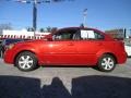 2010 Tropical Red Kia Rio LX Sedan  photo #4