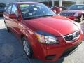 2010 Tropical Red Kia Rio LX Sedan  photo #9