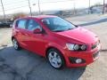 2014 Red Hot Chevrolet Sonic LTZ Hatchback  photo #5