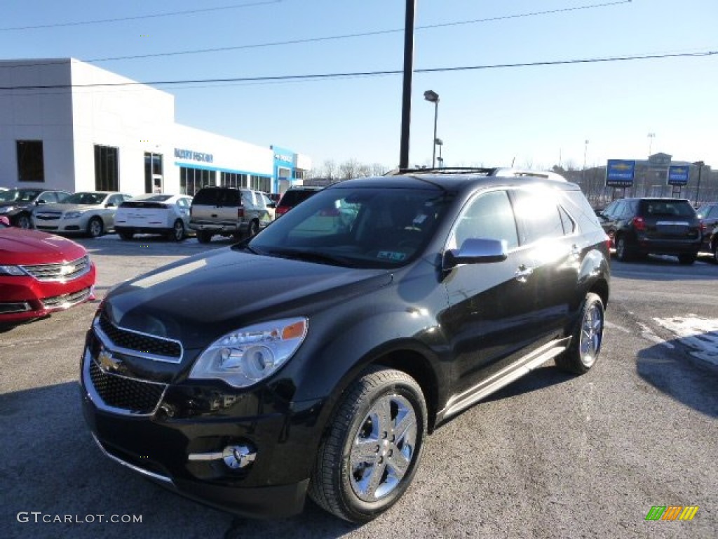 2014 Equinox LTZ AWD - Black Granite Metallic / Jet Black photo #1