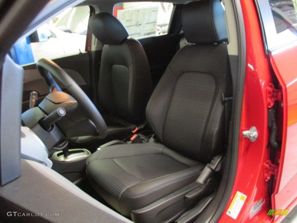 2014 Sonic LTZ Hatchback - Red Hot / Jet Black/Dark Titanium photo #11