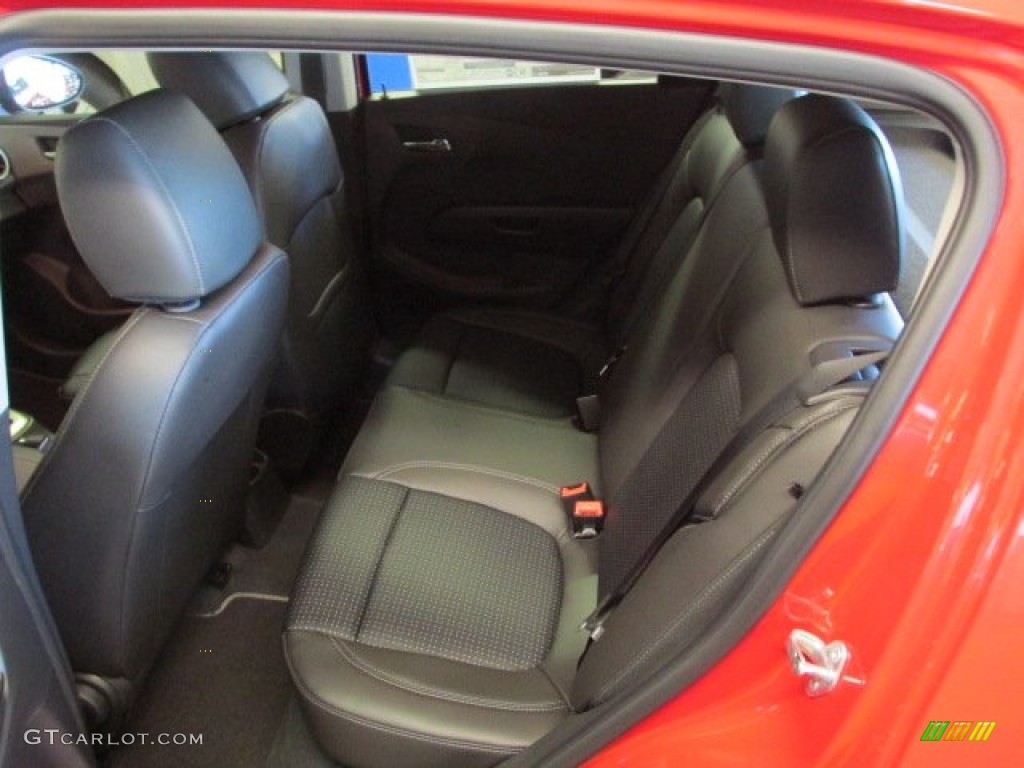 2014 Chevrolet Sonic LTZ Hatchback Rear Seat Photo #88832131