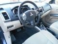 2007 Deep Blue Metallic Mitsubishi Outlander LS 4WD  photo #9