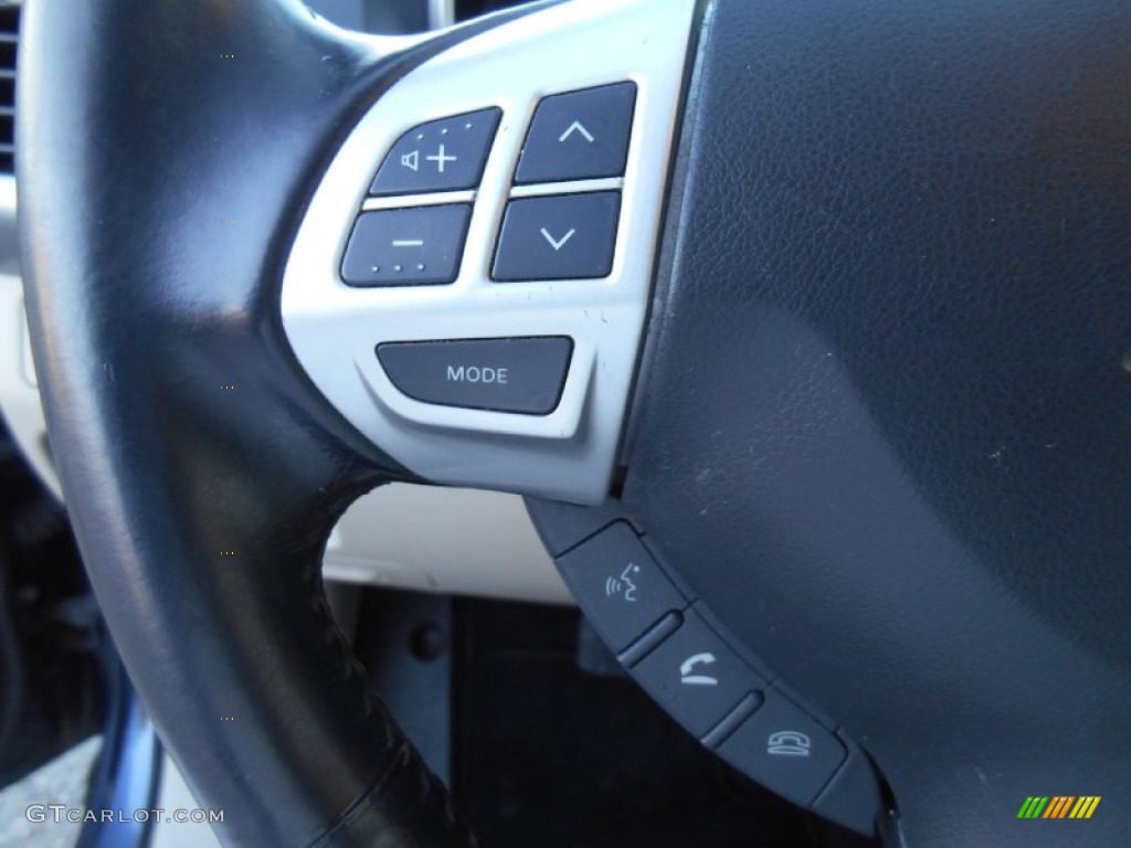 2007 Outlander LS 4WD - Deep Blue Metallic / Beige photo #13