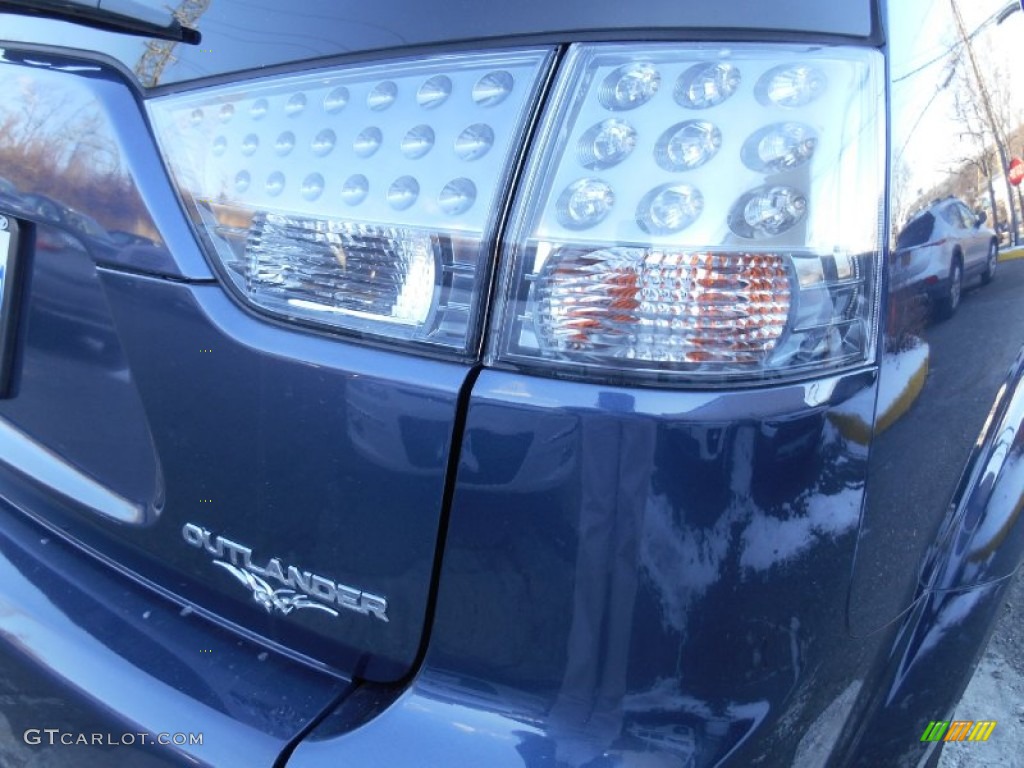 2007 Outlander LS 4WD - Deep Blue Metallic / Beige photo #19