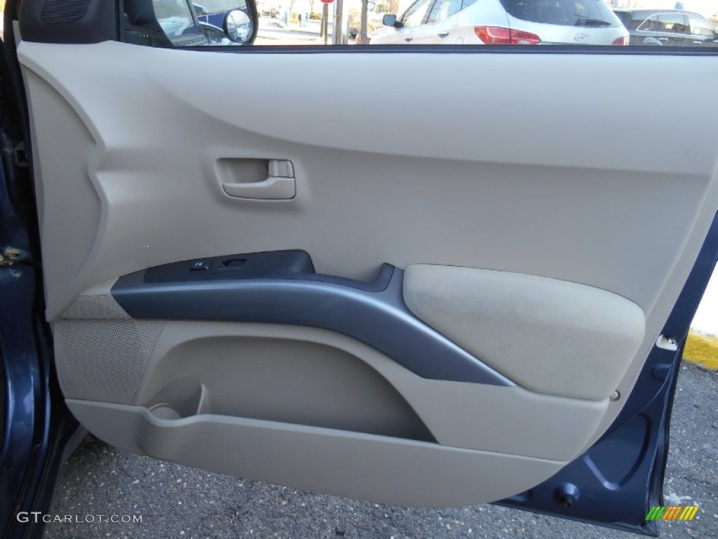 2007 Outlander LS 4WD - Deep Blue Metallic / Beige photo #21