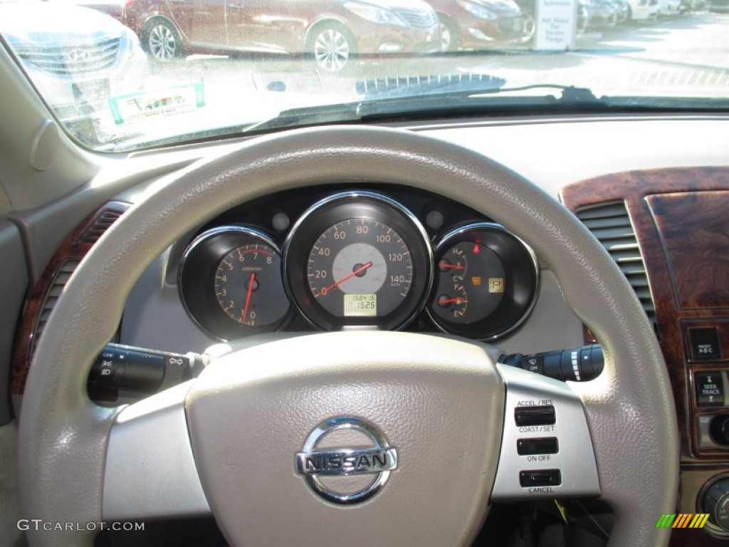 2003 Altima 2.5 SL - Cloud White / Blond photo #11