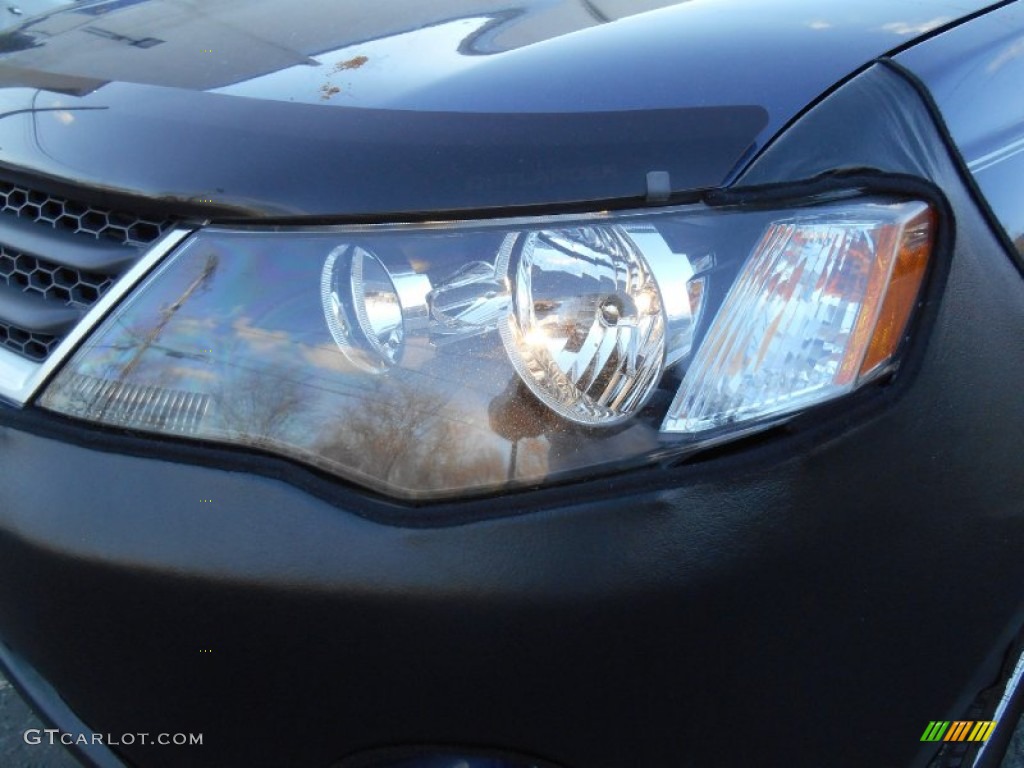 2007 Outlander LS 4WD - Deep Blue Metallic / Beige photo #27