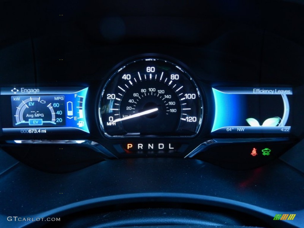 2014 Lincoln MKZ Hybrid Gauges Photo #88833178