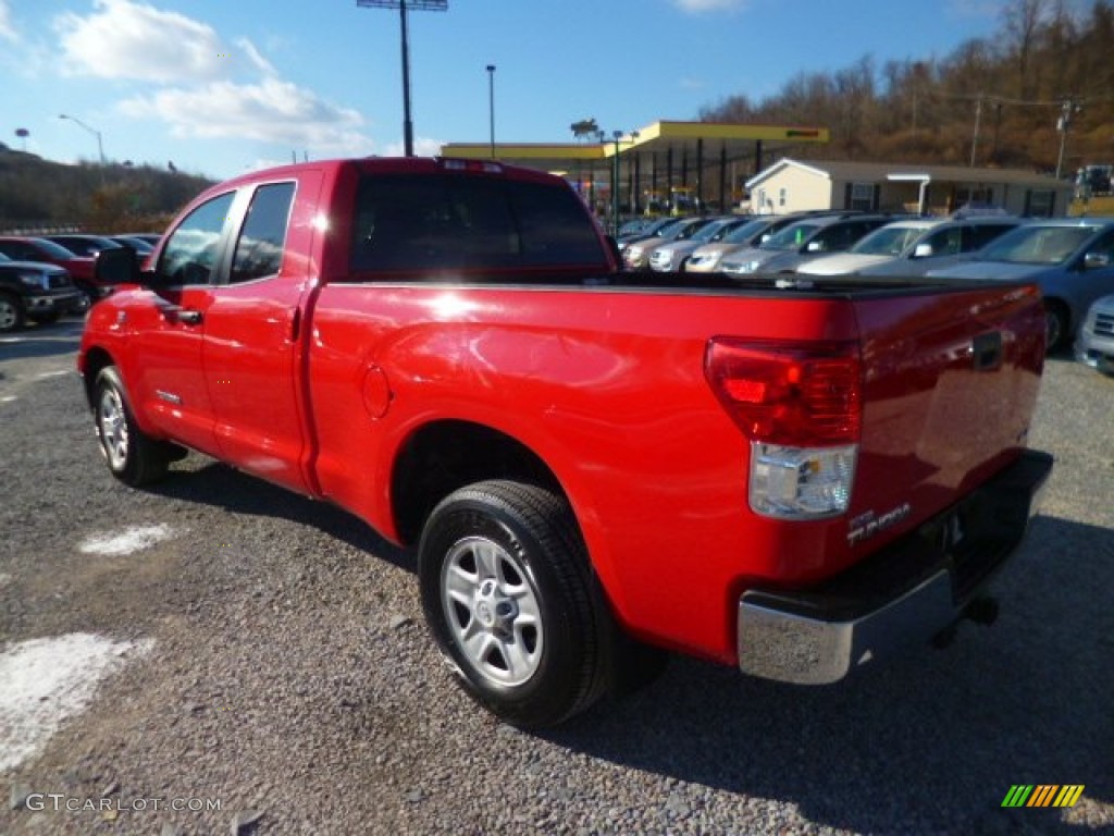 2010 Tundra Double Cab 4x4 - Radiant Red / Graphite Gray photo #5