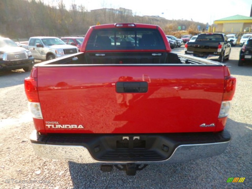 2010 Tundra Double Cab 4x4 - Radiant Red / Graphite Gray photo #6