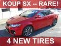 Racing Red 2010 Kia Forte Koup SX