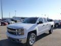 2014 Summit White Chevrolet Silverado 1500 LTZ Z71 Double Cab 4x4  photo #1