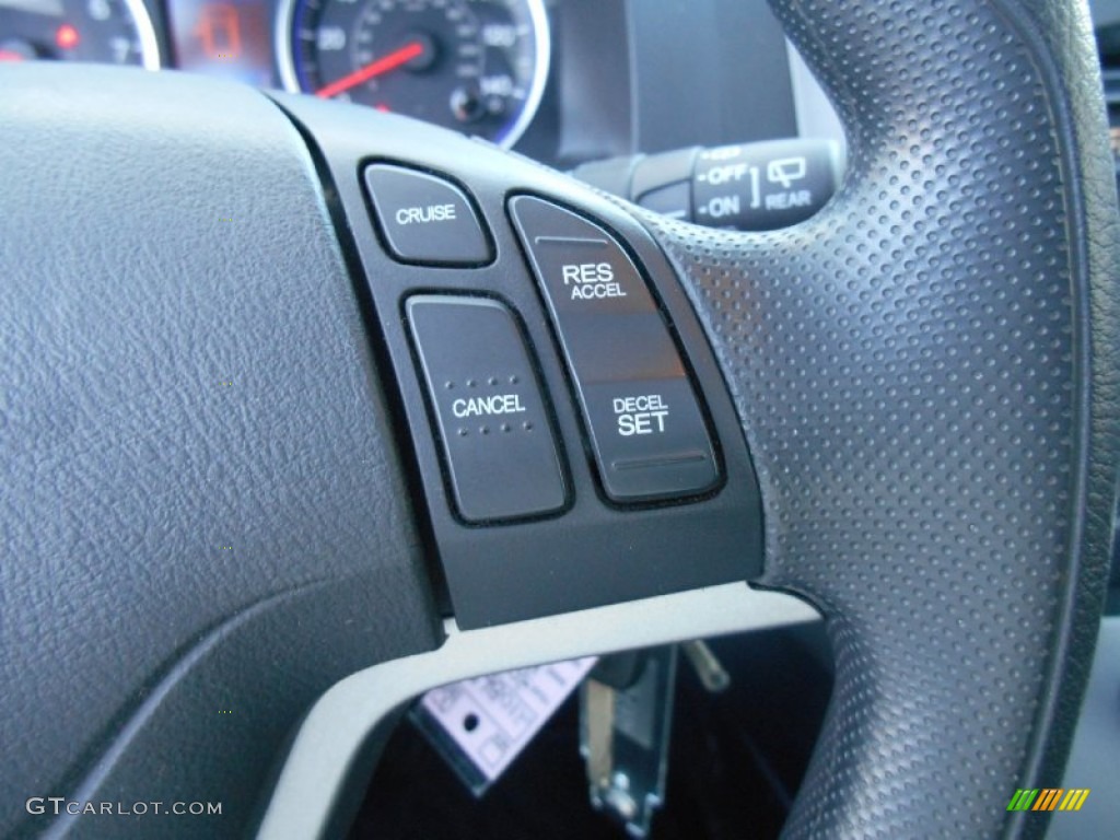 2011 CR-V EX 4WD - Crystal Black Pearl / Gray photo #14