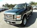 2008 Forest Green Metallic Ford F250 Super Duty Lariat Crew Cab 4x4  photo #14