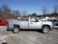 Silver Ice Metallic - Silverado 2500HD WT Regular Cab Photo No. 5