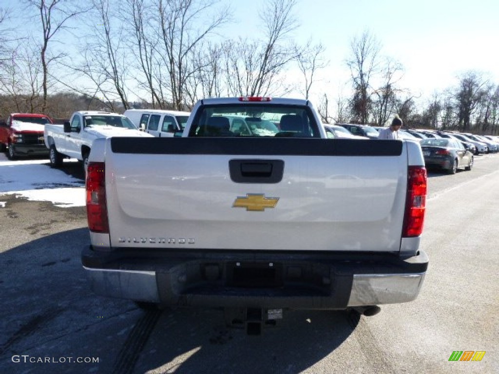 2014 Silverado 2500HD WT Regular Cab - Silver Ice Metallic / Dark Titanium photo #7