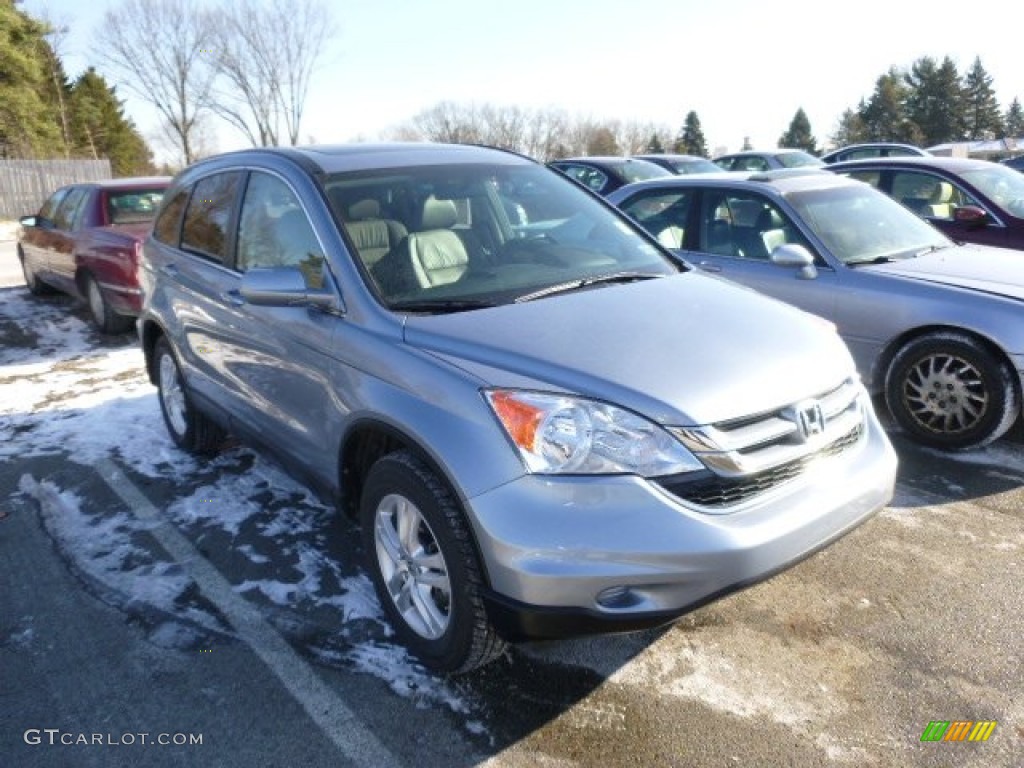 2011 CR-V EX-L 4WD - Glacier Blue Metallic / Gray photo #1