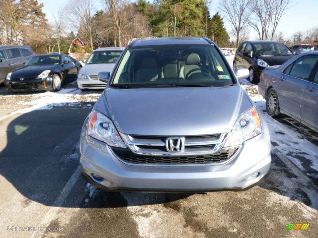 2011 CR-V EX-L 4WD - Glacier Blue Metallic / Gray photo #2