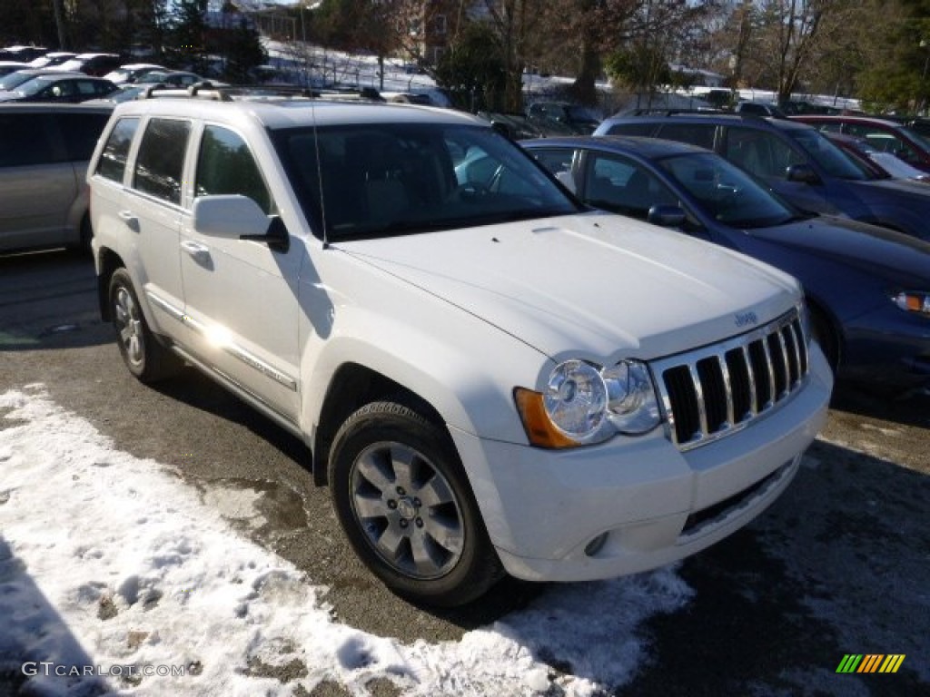 2008 Grand Cherokee Limited 4x4 - Stone White / Dark Slate Gray/Light Graystone photo #1