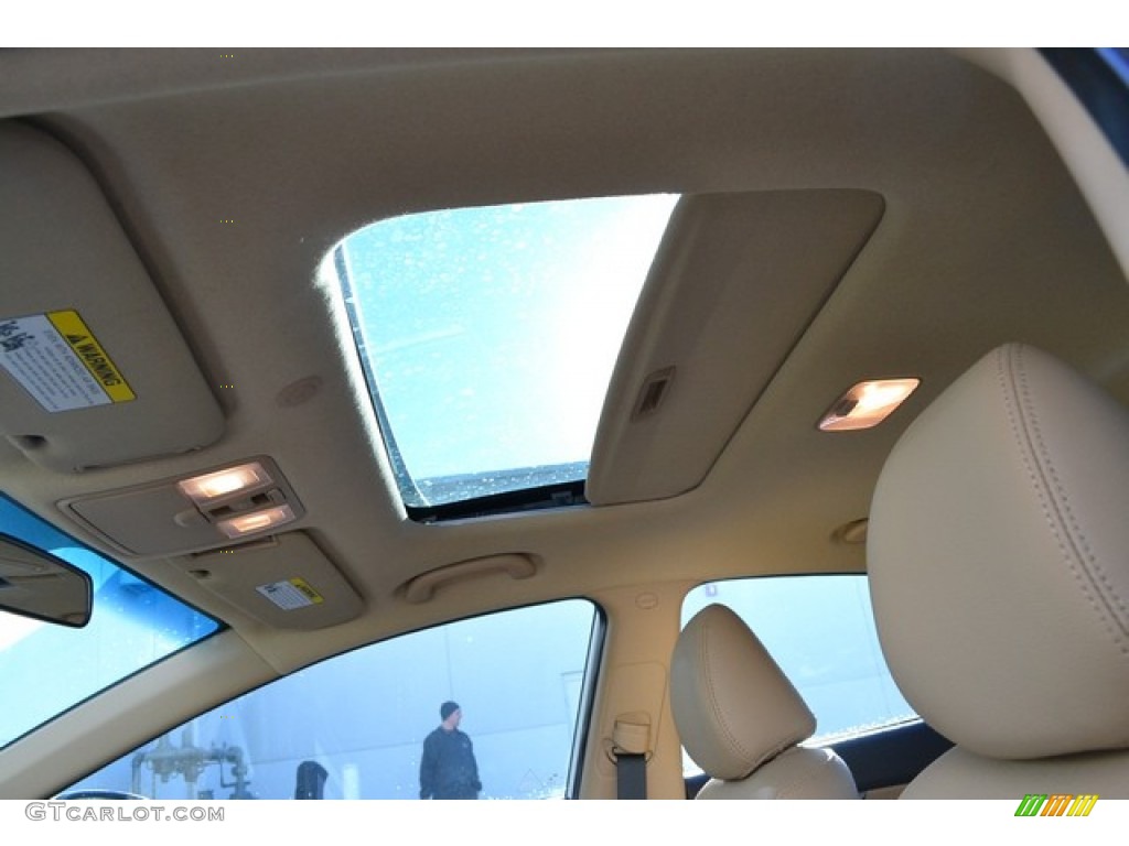 2012 Elantra Limited - Shimmering White / Beige photo #13