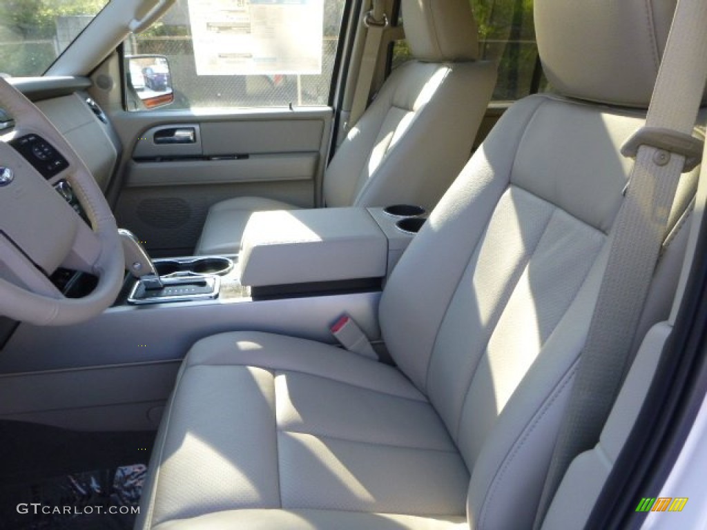 Stone Interior 2014 Ford Expedition Limited 4x4 Photo #88840057