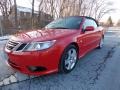 Laser Red 2009 Saab 9-3 2.0T Convertible Exterior