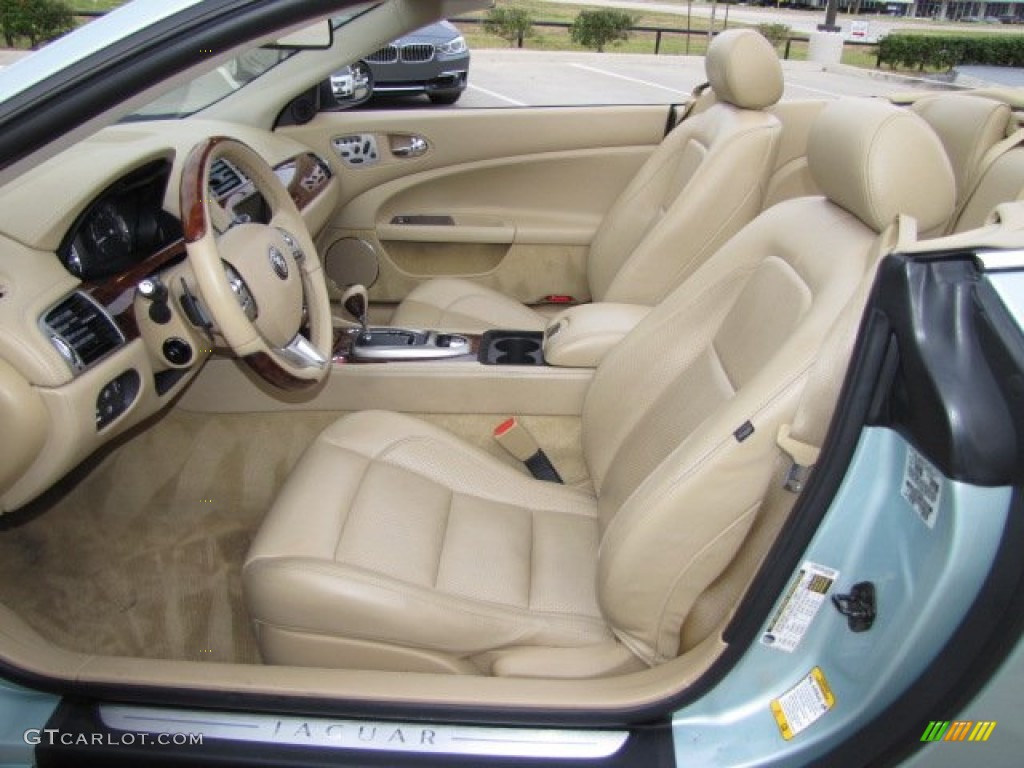 Ivory/Slate Interior 2007 Jaguar XK XK8 Convertible Photo #88841272