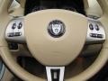 2007 Jaguar XK Ivory/Slate Interior Steering Wheel Photo