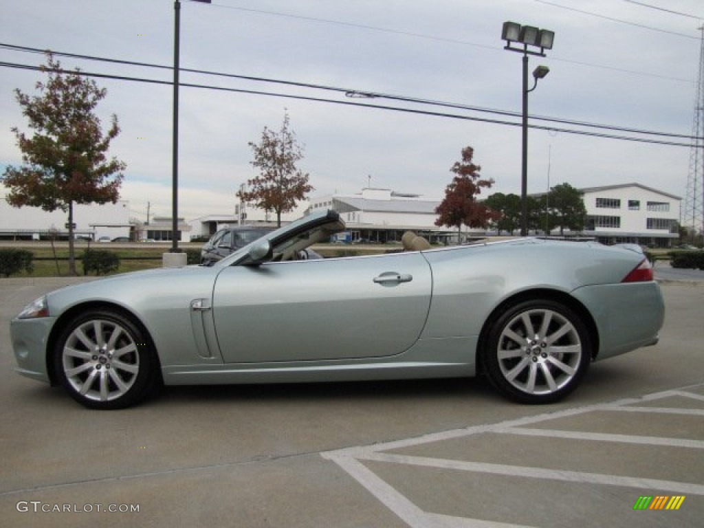 Seafrost Metallic 2007 Jaguar XK XK8 Convertible Exterior Photo #88841752