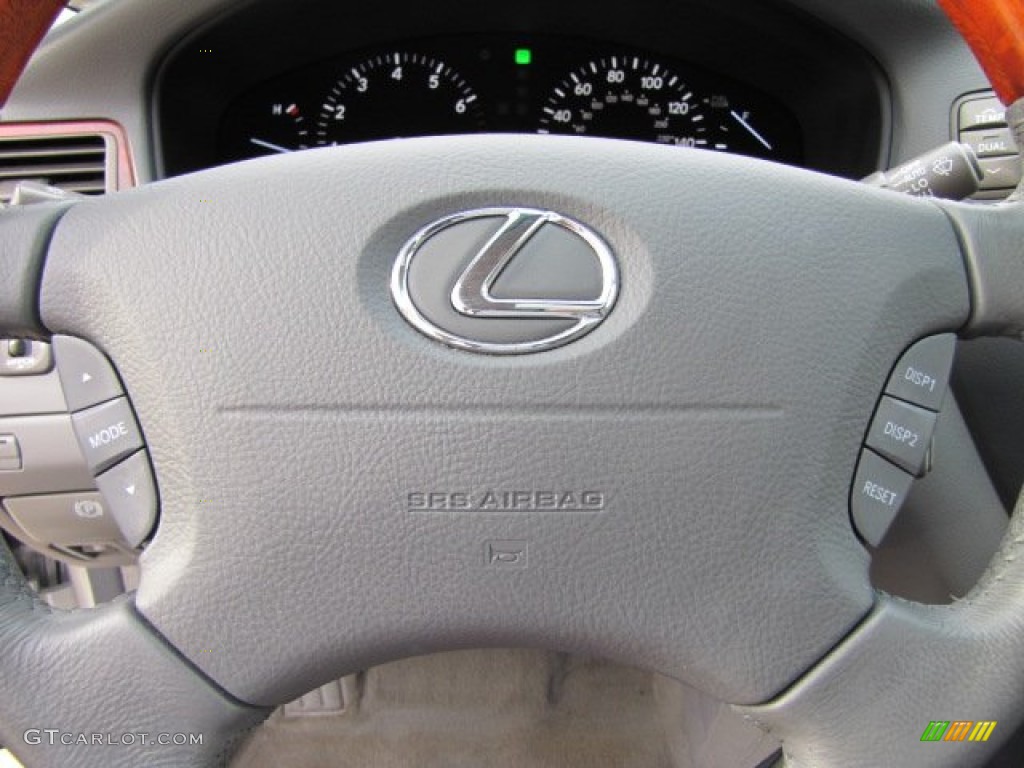 2004 Lexus LS 430 Ash Steering Wheel Photo #88842481