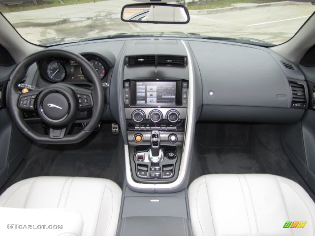 2014 Jaguar F-TYPE V8 S Cirrus Grey Dashboard Photo #88844434