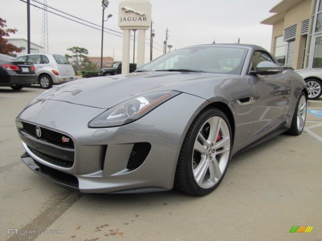 Lunar Grey Metallic 2014 Jaguar F-TYPE V8 S Exterior Photo #88844473