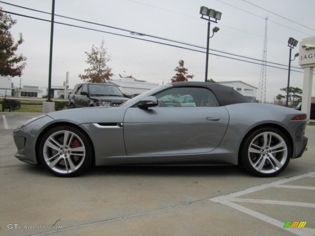 Lunar Grey Metallic 2014 Jaguar F-TYPE V8 S Exterior Photo #88844502