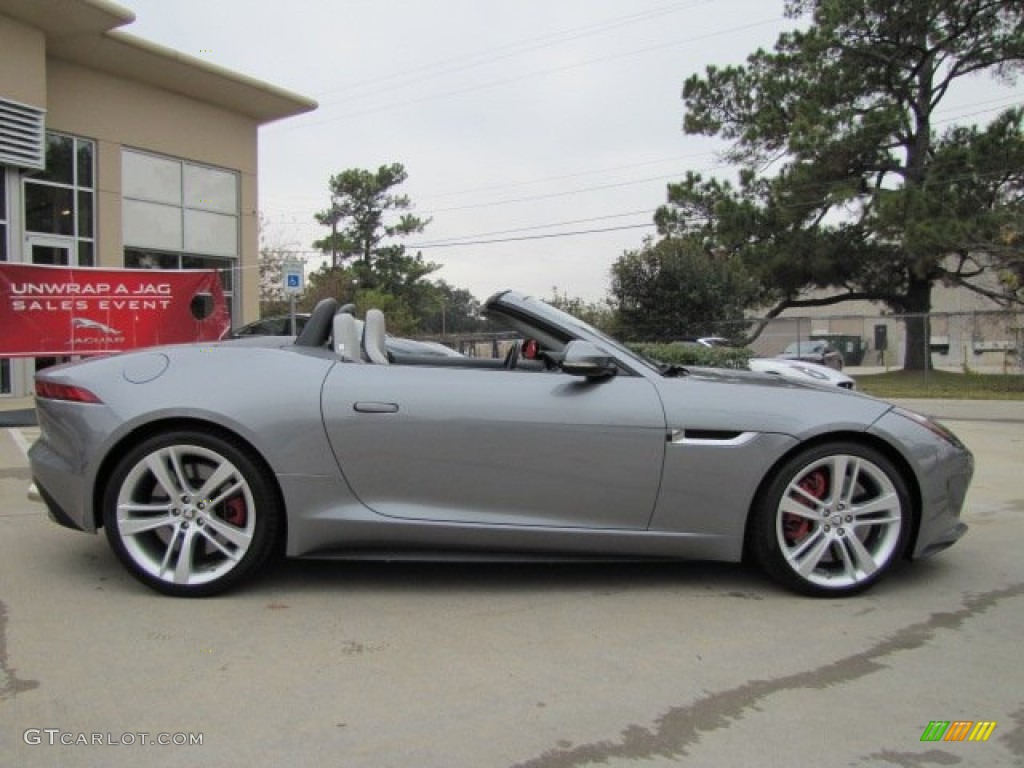 Lunar Grey Metallic 2014 Jaguar F-TYPE V8 S Exterior Photo #88844599