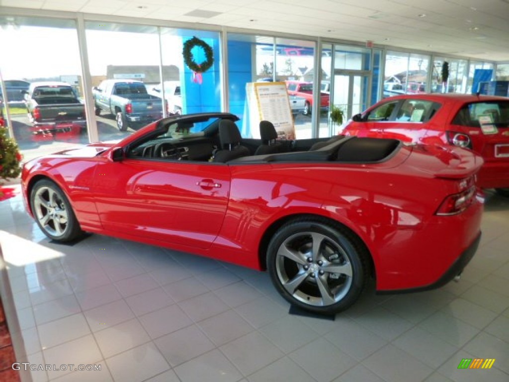 2014 Camaro LT/RS Convertible - Red Hot / Black photo #4