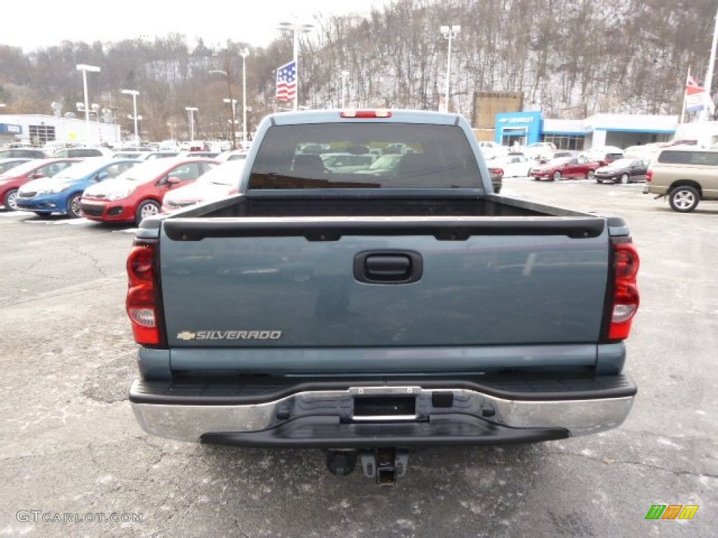 2006 Silverado 1500 LS Crew Cab 4x4 - Blue Granite Metallic / Dark Charcoal photo #7